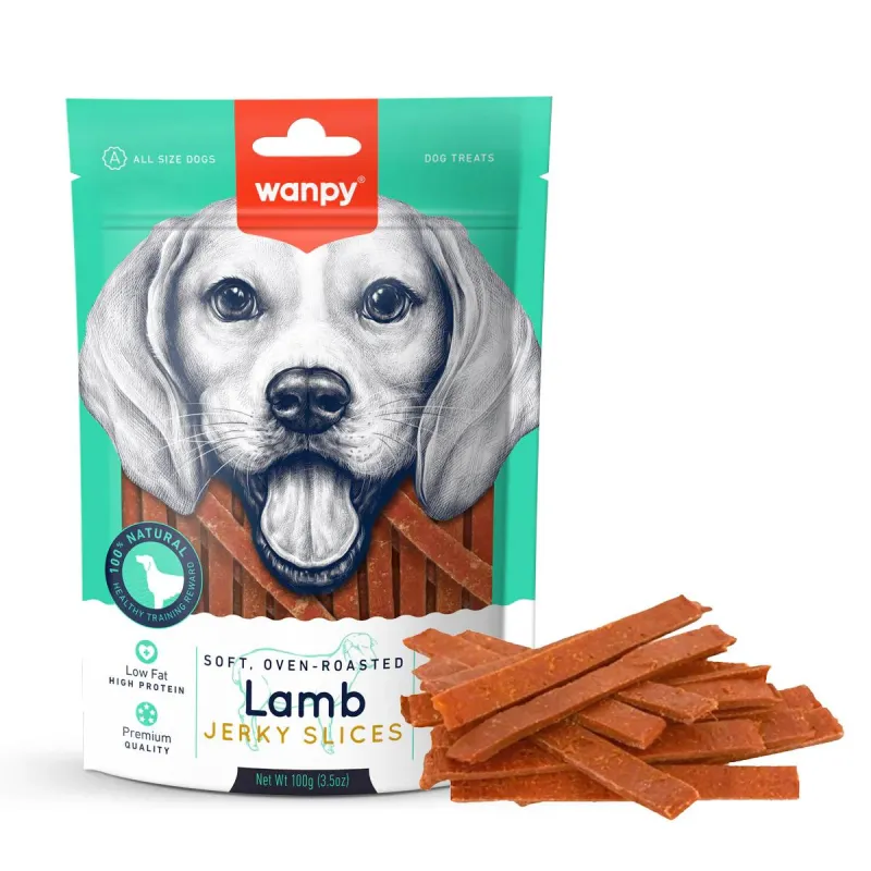 Wanpy Oven-Roasted Lamb Jerky Slices