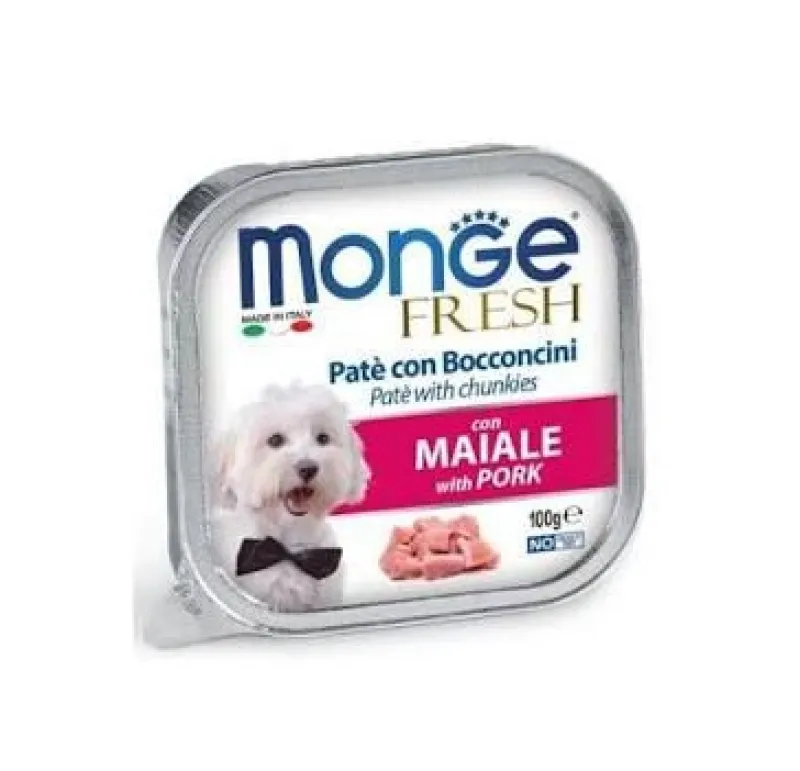 Monge Fresh Pate with Chunkies – Pork